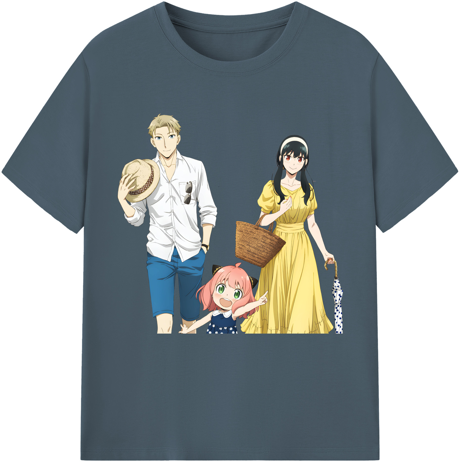 （画像用） SPY×FAMILY间谍家家酒 綿100％半袖Tシャツ（フロントプリント）